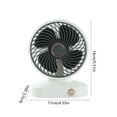 thumbnail image 3 of 3-speed Usb Rechargeable Desktop Handheld Small Fan - Portable for Home, Outdoor Use, Suitable for Adults, Travelers Staying Cool On-the-go, by Ukhbmc, 3 of 8