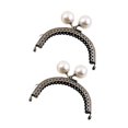 thumbnail image 2 of figatia 2 Pieces Kiss Clasp Lock Frame Retro Metal Purse Frame for Sewing Coin Purse 8.5cm, 2 of 9