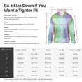 thumbnail image 5 of Pofeuu Beautiful Glitter Print Sun Protection Outdoor Lightweight Full Zip UV Cooling Hoodie Long Sleeve Summer Clothing for Outdoor Hiking-Small, 5 of 5