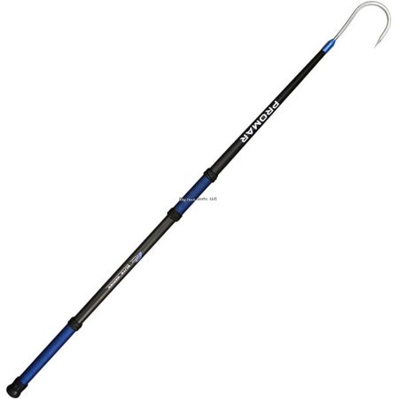 UPC: 0837508008784 | Promar Elite Series Carbon Fiber Gaff- 6Ft  4  Hook 316 Stainless Steel  Floating
