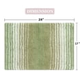 thumbnail image 3 of Home Weavers 100% Cotton Gradation Collection Bathroom Rug s | Bathroom Decore | Washable Rug | Bathroom Mat | Kitchen rug | Bathroom Rug Set | Bath Mat Set | Bath Floor Mat Non Slip, 17"x24", Sage, 3 of 6