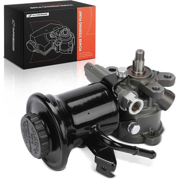 A-Premium Power Steering Pump with Reservoir Compatible with Toyota 4Runner 1988-1995 Pickup (Hilux) 1988-1995 3.0L 3VZFE