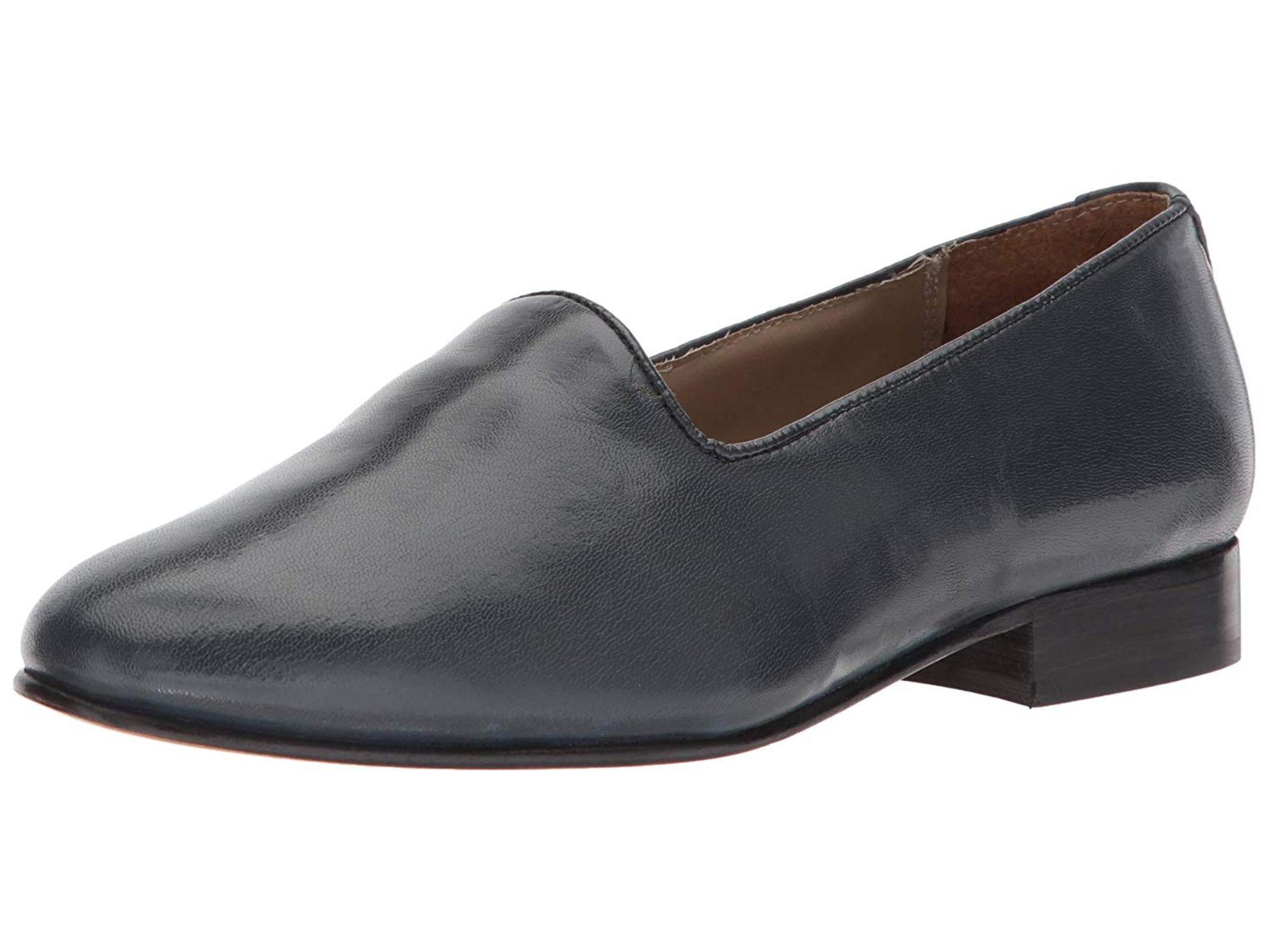 Brutini Mens Crawley Leather Round Toe Slip On