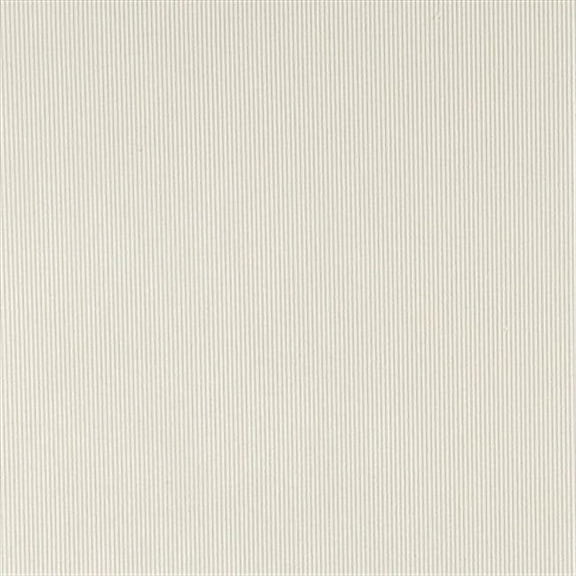 Designer Fabrics C188 54 in. Wide Off White Thin Solid Corduroy Striped Upholstery Velvet Fabric