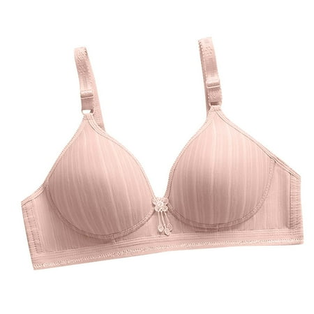 DJskiyers Womens Everyday Bra Deep V Push Up Bras Breathable Wireless Bralette Comfortable Minimizer Bra with Support Adjustable Strap Daily Bras
