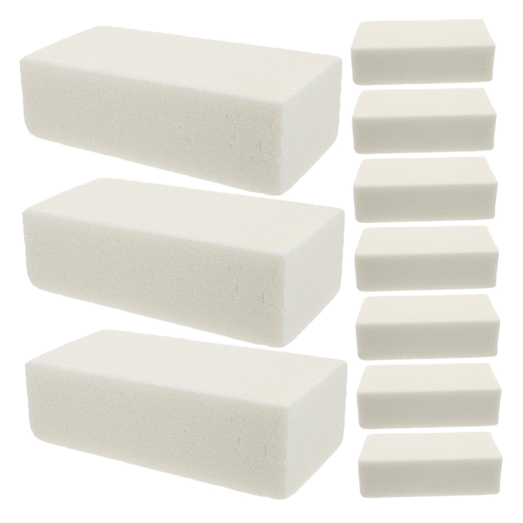 10pcs Floral Foam Blocks for Fresh Flower Arrangements and DIY Crafts Wedding Florist Supplies