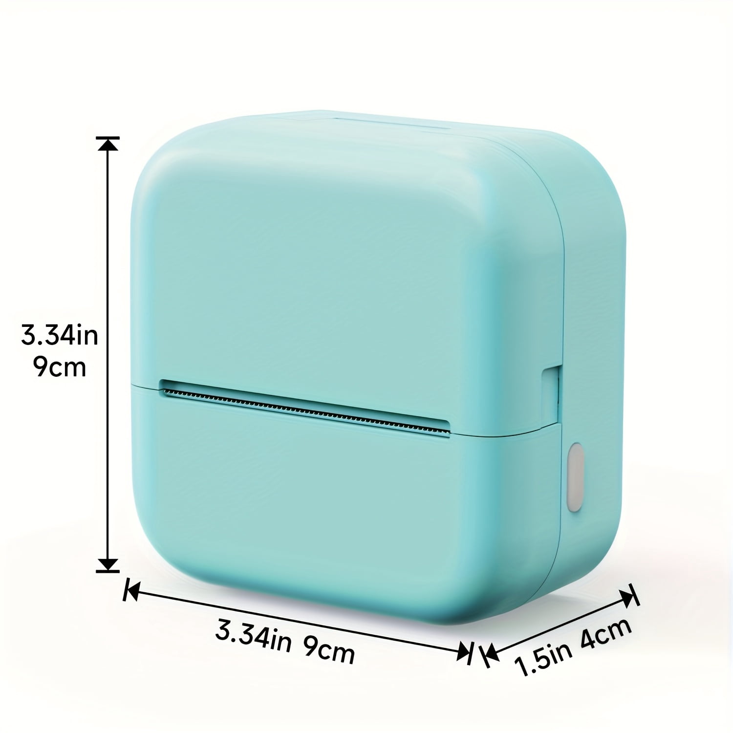 M02L Portable Printer, Wireless Mini Sticker Printer with 1/3/6 Rolls of Thermal Paper, Thermal Mini Printer, Portable Note Taking, Diary, Memo, Photo Learning Work with Smartphone