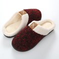 thumbnail image 2 of Oyedens Fuzzy Slippers for Women Indoor and Outdoor Fluffy House Shoes Memory Foam Bedroom Slippers Ladies, 2 of 7