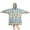 Colorful Dinosaurs Eggs-1, variant on Wearable Oversized Blanket,Colorful Dinosaurs Eggs Pattern Wearable Blanket Hoodie for Adults,Cozy Hooded Blankets with Super Pockets,Super Warm Fuzzy Pullover for Women & Men