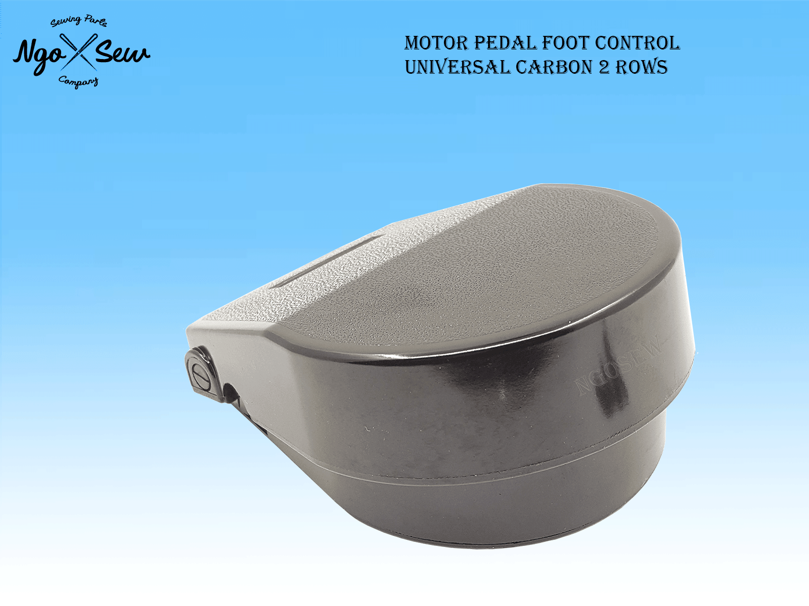 Sewing Machine Motor Pedal Foot Control Universal Carbon 2 Rows P60123
