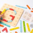 thumbnail image 4 of Pegboard Puzzle Juguetes Montessori Juguetes Letras Números Juguetes de aprendizaje para niños, 4 of 8