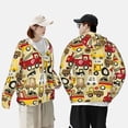thumbnail image 4 of Fotbe Vehicles Chaqueta con Protección Solar UPF 50+ para Hombre y Mujer, Camisa con Capucha y Bolsillos-XX-Large, 4 of 7