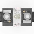 thumbnail image 3 of Oimcto Valentine's Day Rectangular Table Runner/Tablecloth with Polyester/Cotton Heart Print (33×274),Valentine's Day Printed Dining Table Runner for Family Holiday Parties Decor, 3 of 6
