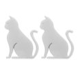 thumbnail image 1 of 2 emblemas de coche, insignia automotriz, pegatina de gato de metal 3D, pegatina para parachoques de coche, decoración, emblema de animal lindo para coches y camiones universales, 1 of 8