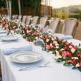thumbnail image 4 of Topboutique Artificial Flower Garland,5 Pcs 40ft Fake Pink Roses Vines,Silk Flowers Hanging Rose Ivy Garland,Faux Plastic Flower Vines with Green Leaves for Home Wedding Party GardenDecor,8ft/Pc, 4 of 7