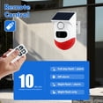 thumbnail image 3 of Riwcyla Wireless RF433 Solar Annunciator Infrared 120dB Sound Apparatus 110° Adjustable Angle with USB Cable and Rotating Bracket, 3 of 6