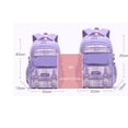 thumbnail image 2 of gcong Lightweight Elementary School Backpack For Shoulder Bag For Grades 1 Through 9 Age 5 To 15 Years Blue, 2 of 2