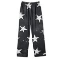 thumbnail image 3 of Penkiiy Ensembles de Pyjama d'Automne pour Femmes, Ensemble de Détente 2 Pcs avec Poches P Noir, 3 of 4