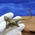 thumbnail image 4 of Animal Figurines Brass Vintage Mouse Figurine Rat Small Statue Home Ornaments, 4 of 6