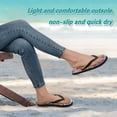 thumbnail image 4 of Unisex Comfort Flip Flops Summer Thong Sandals Non Slip Soles Flip Flop for Beach, Pool, and Daily Wear Cute Smiling Kitten XL, 4 of 8