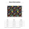 thumbnail image 5 of Rozeui Monster Car for Flannel Blanket, Soft Fuzzy Plush King Blanket for Winter, Thick and Warm All-Season Bed Throw-50"x40", 5 of 6