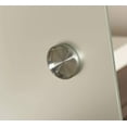 thumbnail image 3 of AWC Opaque Glass Barn Door Covers Opening Size 36"wide x 96"high Opaque Frosted Glass with Silver Aluminum Track, 3 of 3