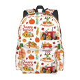 thumbnail image 2 of Disketp Fall Farm Pumpkin Mochila Escolar de Gran Capacidad y Peso Ligero, Mochila de Viaje Ideal para Escuela, Trabajo y Uso Diario, Cómoda y con Estilo, 2 of 8