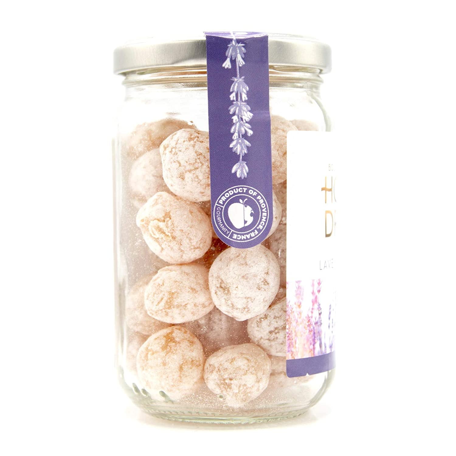 Gourmanity Honey Drops Made with Lavender Honey, Fruity and Floral Touch Carefully Crafted from Natural Honey, Gift your Family Artisan European Candy, Made in Provence, France, 7oz (Pack of 2)