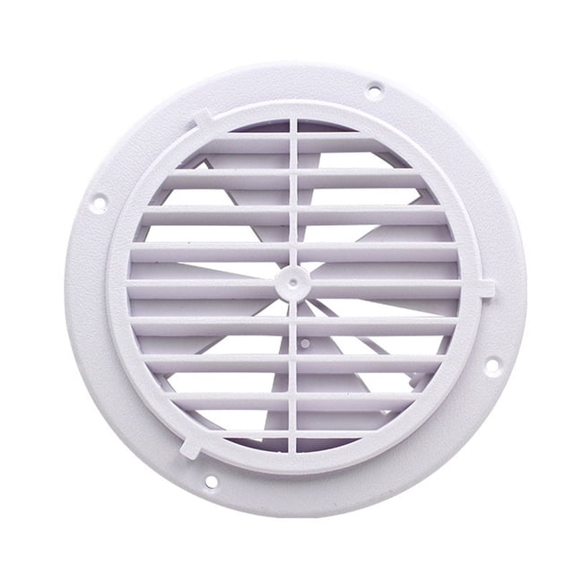 Cubierta de rejilla de ventilación de aire, cubierta de ventilación de conducto de salida para RV, yate, accesorios para barcos, ventilación Accesorios para vehículos recreativos blanco mit Flügel Riwesomey VI014993-04B