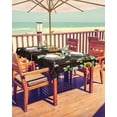 thumbnail image 2 of Fsddascl Sunflower Outdoor Tablecloth - 60x120 Inch Rectangle Dining Table Cover, Butterfly Flowers Green Leaf Brown Wood Grain Waterproof Outdoor Table Cloth with Umbrella Hole & Zipper for Patio, 2 of 7