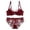 Red, variant on Bra Brief Sets and listing for comfortable breathable lace set ideal for everyday wear White 38/85C