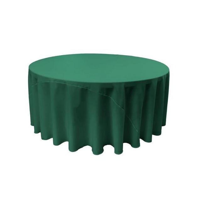 LA Linen TCpop108R-TealP43 Polyester Poplin Tablecloth, Teal - 108 in. Round