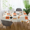 thumbnail image 3 of Yayeee Tablecloths 54" x 72" Rectangle Wrinkle Resistant Party Table Cover, Minimalist Geometric Pattern, 3 of 8