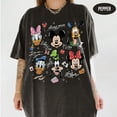 thumbnail image 2 of Comfort Colors Retro Mickey & Friends Signatures Shirt, Disney Balloon Characters Tee, Magical Mickey and Co Gift, Disney Matching Family, 2 of 6