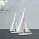 thumbnail image 4 of Pack Of 2 Sculptures Sailship For Home Decor Statue Moderna Ships Decoration Nautical Decorative For Living Room Shelf Table Office, 4 of 5