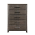 thumbnail image 2 of New Classic Furniture Landon 5-Drawer Solid Wood Chest in Walnut, 2 of 9