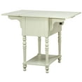 thumbnail image 5 of Coast To Coast 13697 Drop Leaf Two Drawer Accent Table in Sandals Cream, 5 of 5