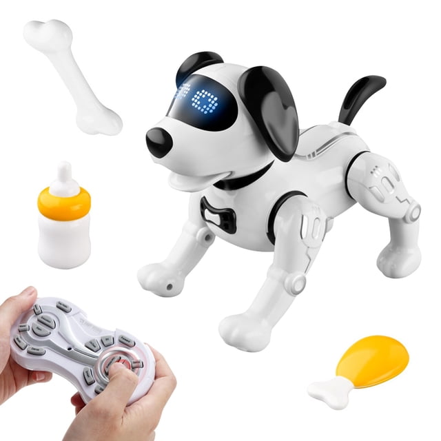 Robot perro RC K11 Wmkox8yii Juguete inteligente Programación Música Interacción 8+ niños Cachorro regalo shdjk6238