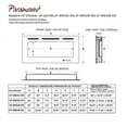 thumbnail image 7 of Paramount Smart Premium Electric Fireplace 60IN, 7 of 7