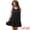 Black, variant on Women's Gingham Flowy Swing Plaid Tiered Short Dresses 2XL Light Blue