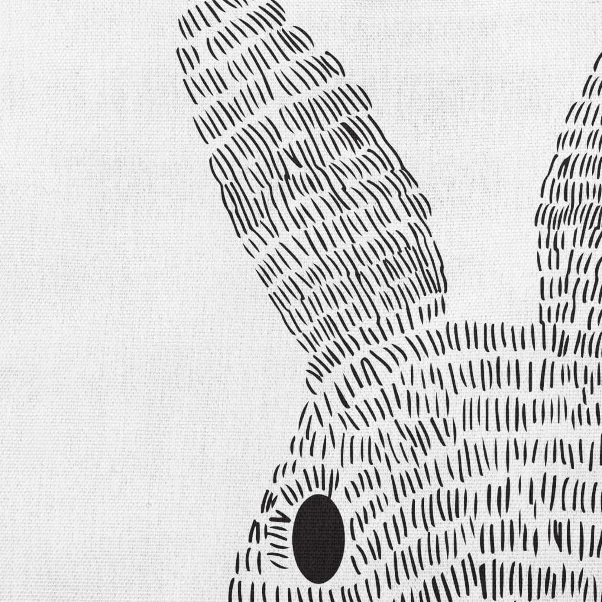 Simply Daisy 18 inch Bow-tie Bunny Easter Decorative Throw Pillow