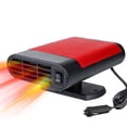 thumbnail image 3 of TV Direct Showtimeauto 12V Portable Car Heater Auto Defogger & Defroster with Cool Fan- Red, 3 of 4