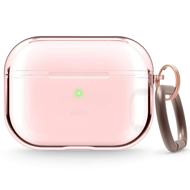 Funda Elago compatible con AirPods Pro Clear Lovely Pink