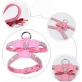 thumbnail image 3 of Bow Tie Dog Harness Rhinestone Crystal Soft Bling Sparkly Diamond Jewelry for Girls Pet Cat Puppy Female, 3 of 6