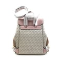 thumbnail image 5 of Michael Kors Jet Set Large Powder Blush Multi Pvc Chain Backpack Flap Book Bag, 5 of 5