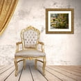 thumbnail image 3 of Heighton, Brent 23x20 Gold Ornate Wood Framed with Double Matting Museum Art Print Titled - Pond Iris, 3 of 4