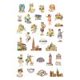 thumbnail image 1 of Etiqueta Decorativa 60 uds. Adhesivos decorativos adhesivos de papelería creativos para álbumes de fotos (estilo I), 1 of 9