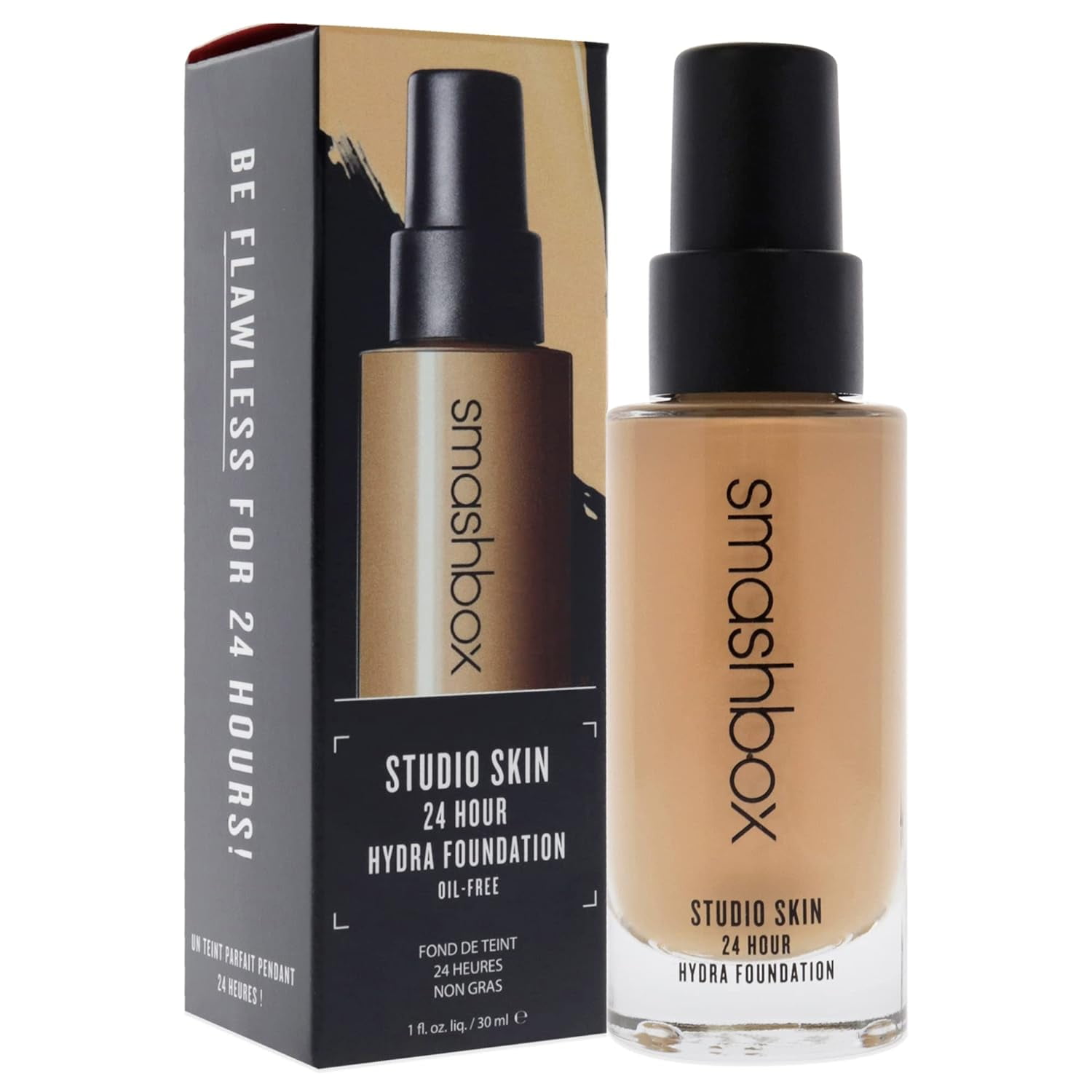 Smashbox Studio Skin 24 Hour Wear Hydrating Foundation - 2.35 Light-Medium With Warm Undertone 1 oz Foundation