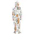 thumbnail image 3 of Vzayyk 4T-14Y Size Aviliable Cozy One-Piece Footless Sleeper Pajama Foxes and Bunnies, 3 of 8