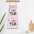 thumbnail image 6 of Naloa 1Pack Adjustable Bib Apron Waterdrop Resistant Cooking Kitchen Aprons for Women Men Chef, Cute Cats Print, 6 of 8